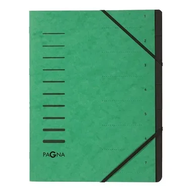 PAGNA Ordnungsmappe 40058-03 gr&uuml;n 7-teilig