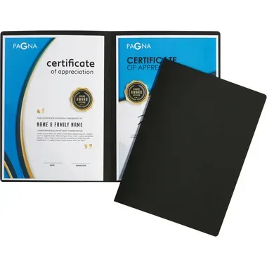 PAGNA Pr&auml;sentationsmappe Perfect 22031-04 schwarz 2-teilig