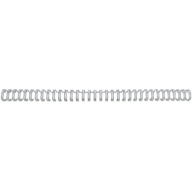 GBC Drahtbinder&uuml;cken 6mm A4 RG810497 silber, 34 Ringe 100 St&uuml;ck