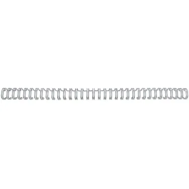 GBC Drahtbinder&uuml;cken 8mm A4 RG810597 silber, 34 Ringe 100 St&uuml;ck