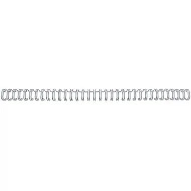 GBC Drahtbinder&uuml;cken 9.5mm A4 RG810697 silber, 34 Ringe 100 St&uuml;ck
