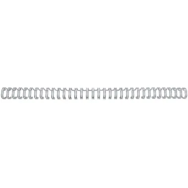 GBC Drahtbinder&uuml;cken 14mm A4 RG810997 silber, 34 Ringe 100 St&uuml;ck