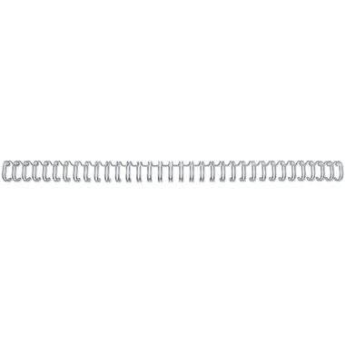 GBC Drahtbinder&uuml;cken 14mm A4 RG810997 silber, 34 Ringe 100 St&uuml;ck