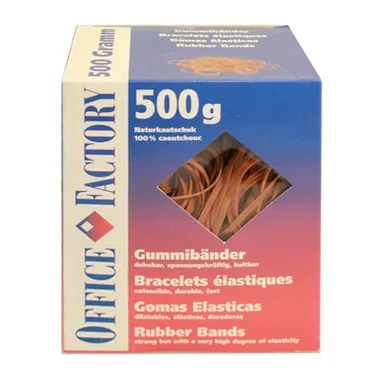 SMART OFFICE Gummib&auml;nder 80mmx3mm 605532 Naturkautschuk 500g