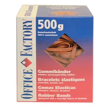 SMART OFFICE Gummib&auml;nder 150mmx6mm 605568 Naturkautschuk 500g