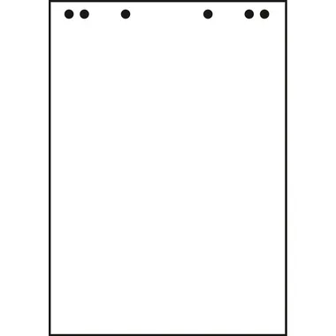 LANDRE Flipchart-Block 65x98cm 30000267 80g, blanko 5x20 Blatt