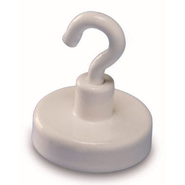 MAGNETOPLAN Hakenmagnet 25mm 52625 weiss