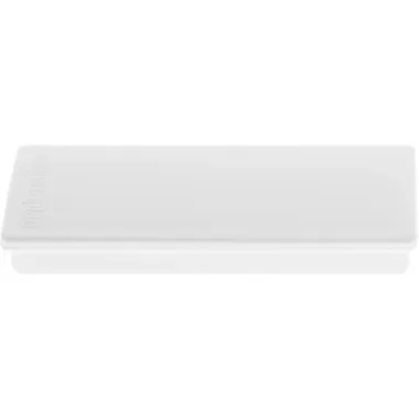 MAGNETOPLAN Rechteck-Magnethalter 1665100 weiss 10 Stk.