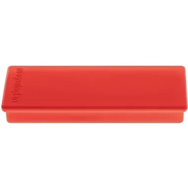 MAGNETOPLAN Rechteck-Magnethalter 1665106 rot 10 Stk.