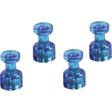 MAGNETOPLAN magnet. Memohalter 18x11mm 1666114 dunkelblau 4 Stk.