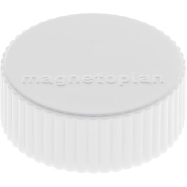 MAGNETOPLAN Haltemagnete Magnum 16600400 weiss, Blister 4 Stk.