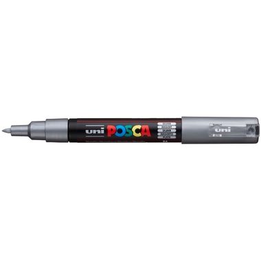 UNI-BALL Posca Marker 7mm PC-1M SILVER silber