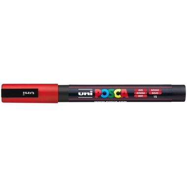 Uni Marker POSCA 0.9-1.3 mm Rot, Farbe