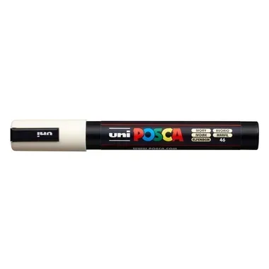 UNI-BALL Posca Marker 1,8-2,5mm PC-5M IVORY elfenbein, Rundspitze