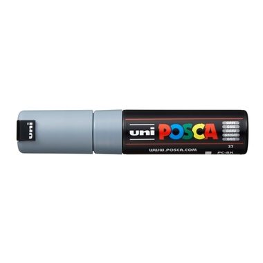 Uni Marker POSCA 8 mm Grau, Farbe: Grau