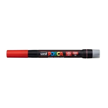 UNI-BALL Posca Pinsel-Marker 1-10mm PCF-350 RED rot