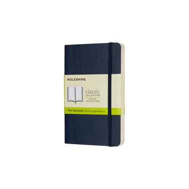Moleskine Notizbuch Pocket/A6, Blanko, Soft Cover, Saphir