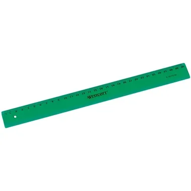 WESTCOTT Kunststofflineal 30cm E-1017200 cm Skala