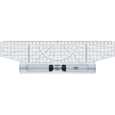 M+R Rolllineal Acryl 30cm 15300000 Winkelmesser Lupe