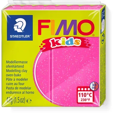 FIMO Modelliermasse 8030-262 pink glitzer
