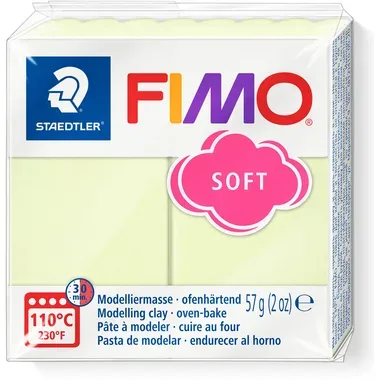 FIMO Modelliermasse soft 8020-105 Pastell vanille 57g