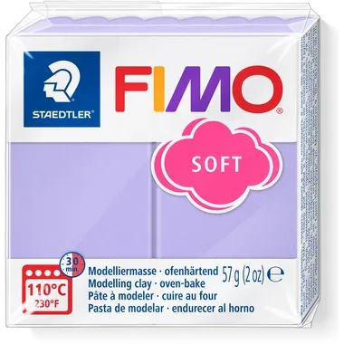 FIMO Modelliermasse soft 8020-605 Pastell flieder 57g