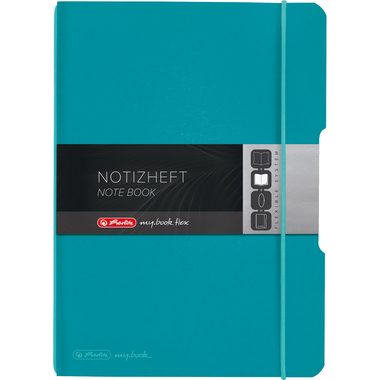 HERLITZ my.book flex A5 50015993 Carribean Turqu. 40 Bl.kariert