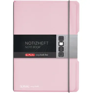 Herlitz - Notizheft, DIN A5, Rosa