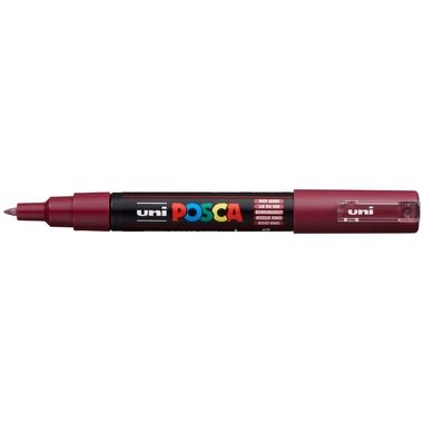 UNI-BALL Posca Marker 7mm PC1M RED WIN bordeaux
