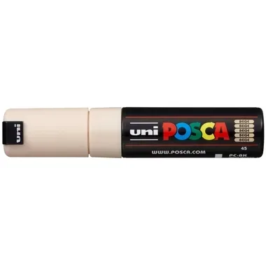 UNI-BALL Posca Marker 8mm PC-8K BEIGE beige, Keilspitze