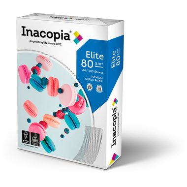 inacopia elite A4 1553992 Universal Druckerpapier DIN A4 80 g/m² 500 Blatt Weiß