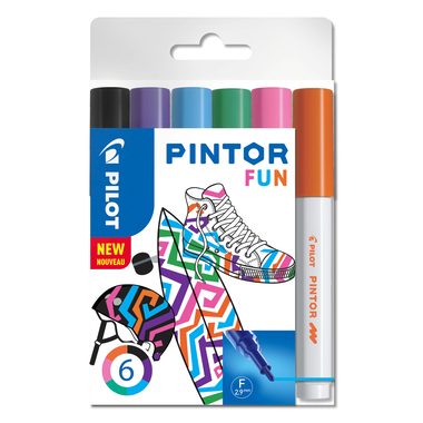 Pilots Pilot Marker Pintor Creative Fein, 6-er