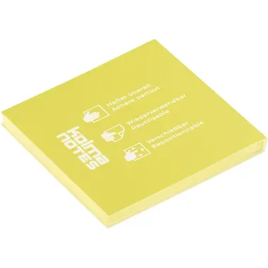 KOLMA kolma NOTES 76x76mm 13.009.11 1x100 Blatt gelb