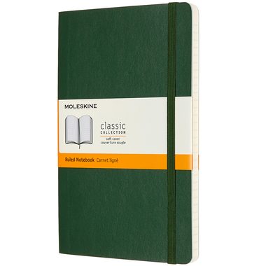 MOLESKINE Notizbuch SC L/A5 600011 liniert, myrtengr&uuml;n, 240 S.