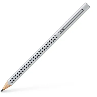 FABER-CASTELL Bleistift Jumbo Grip HB 111920 silber