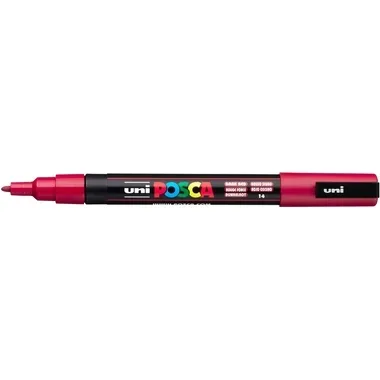 UNI-BALL Posca Marker 0.9-1.3mm PC-3M Dark red dunkelrot