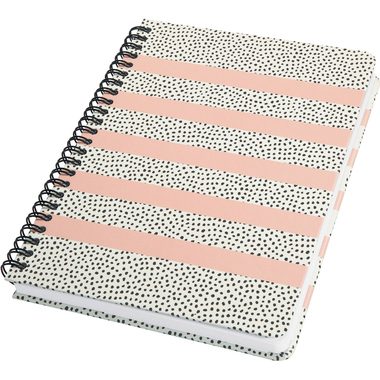 Jolie Notizbuch Sweet Dots A5, Dot, Schwarz