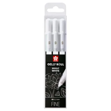 SAKURA Gelly Roll 0.3mm POXPGBWH3A White 3 St&uuml;ck
