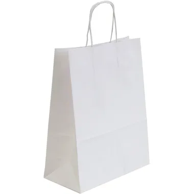 NEUTRAL Tragtaschen Allegra weiss SDS22-BIA Kraft,110g, 22x10x27cm 25 Stk.