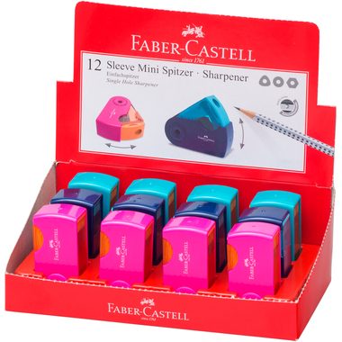 Faber-Castell - Spitzer, 5.3X2.5X2CM, Sortierte Farben