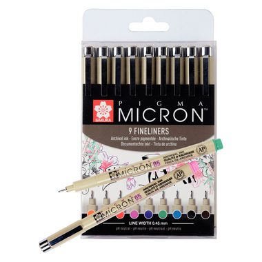 SAKURA Pigma Micron 05 Set POXSDK059 9 St&uuml;ck