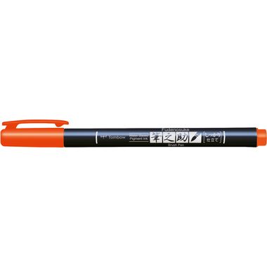TOMBOW Kalligraphie Stift Hard WS-BH28 Fudenosuke, orange