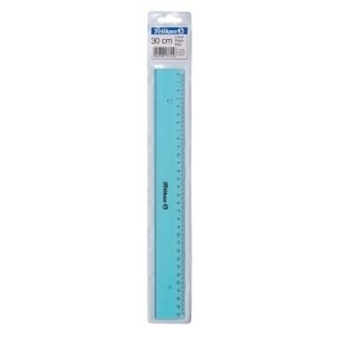 PELIKAN Lineal 30cm 7137455 transaparent blau
