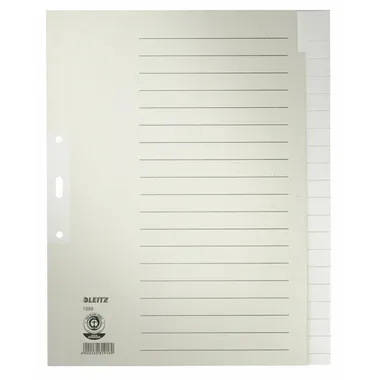 LEITZ Register Tauenpapier A4+ 1220-00-85 Blanko 20-teilig