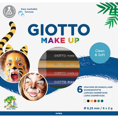 GIOTTO Schminkstifte Make-Up F474200 Basic Pencil 6 St&uuml;ck