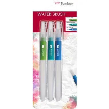 TOMBOW Wassertankpinsel WB-3P Set, 3 St&uuml;ck