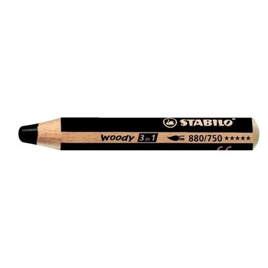 STABILO Farbstifte Woody 3 in 1 880/750 schwarz