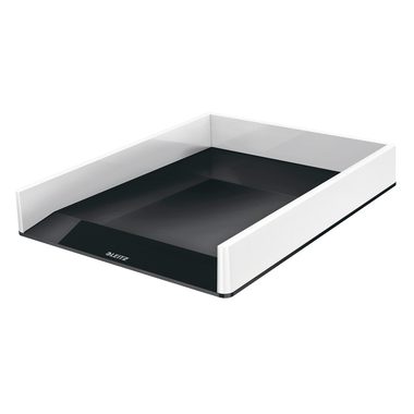 LEITZ Briefkorb WOW A4 5361-10-95 weiss/schwarz