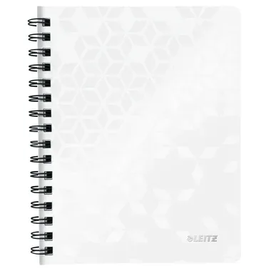 LEITZ Collegeblock WOW PP A5 4641-00-01 weiss kariert