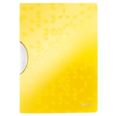 LEITZ Klemmhefter WOW ColorClip A4 4185-00-16 gelb 30 Blatt